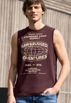 Tank Top mit Rundhals und Fotoprint