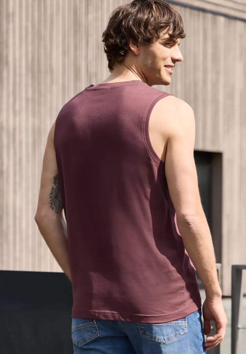 Tank Top mit Rundhals und Fotoprint