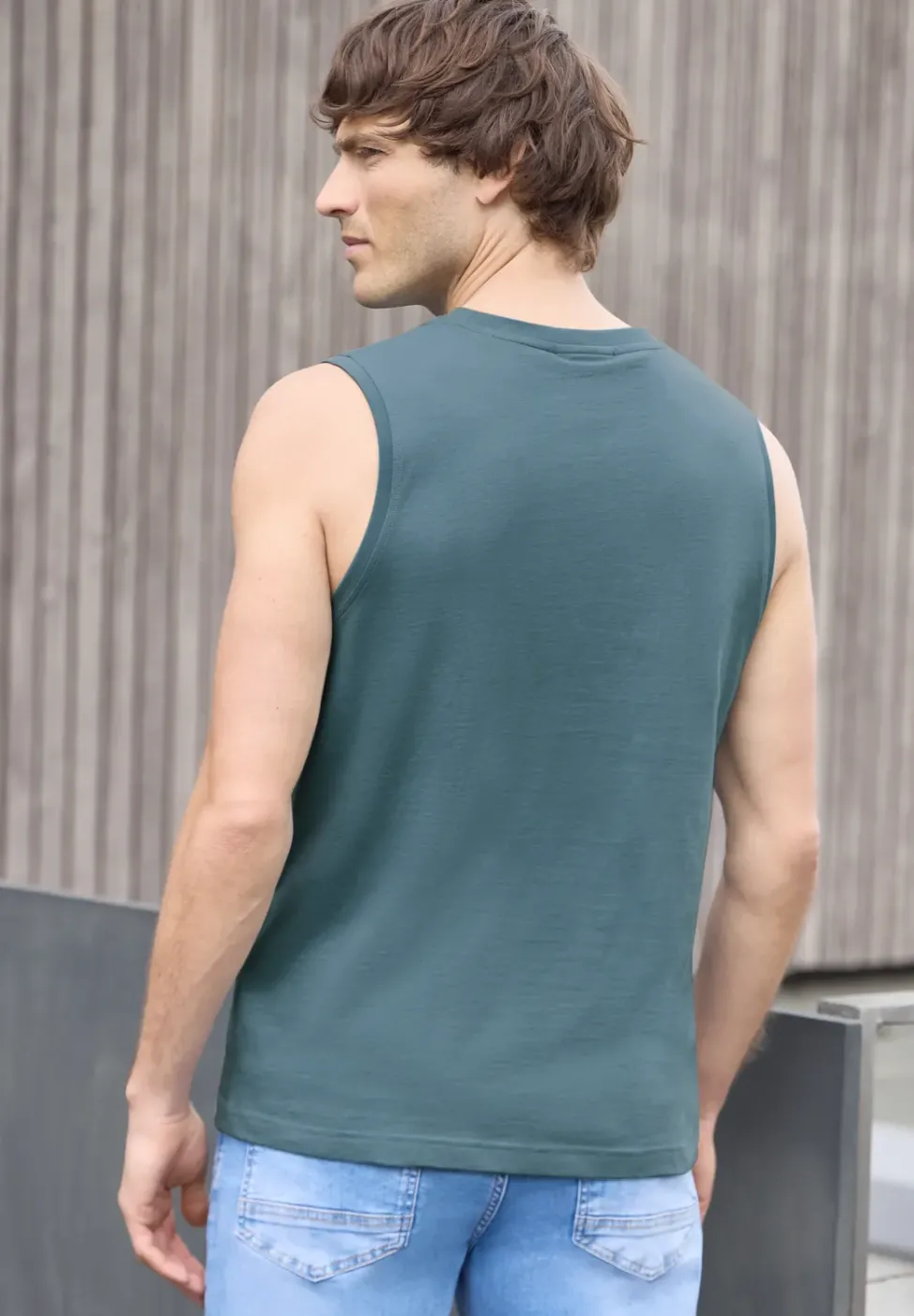 Tank Top mit Rundhals und Fotoprint