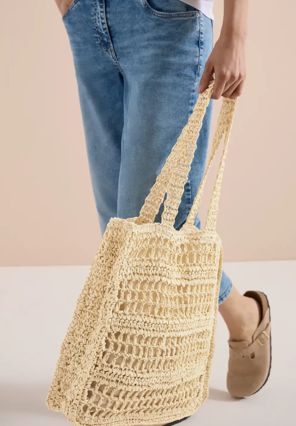 Tasche im Crochet-Look