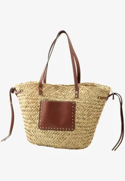 Tasche in geflochtener Korb-Optik