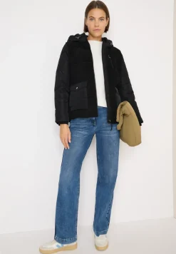 Teddy Jacke mit Strukturmix