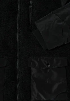 Teddy Jacke mit Strukturmix
