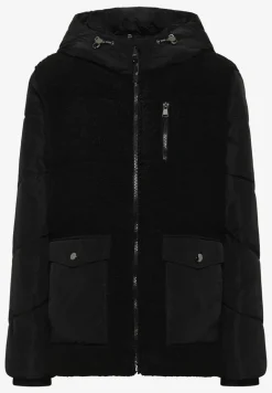 Teddy Jacke mit Strukturmix