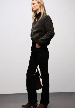 Teddy-Jacke mit Details