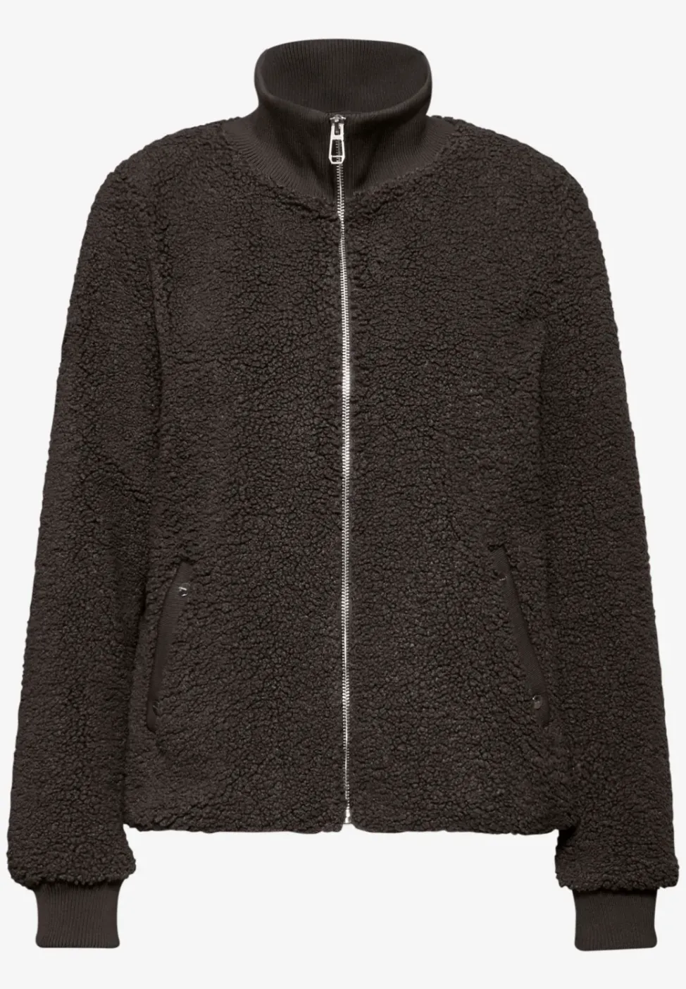 Teddy-Jacke mit Details