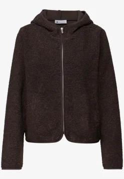 Teddy-Jacke mit Kapuze
