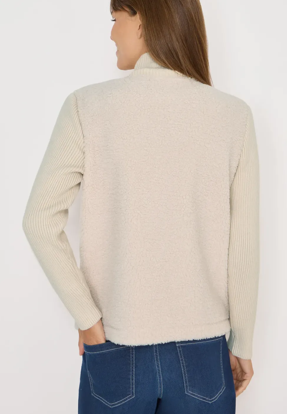 Teddy-Mix Jacke