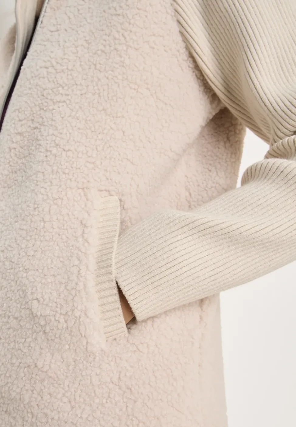 Teddy-Mix Jacke