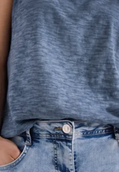 Top aus Jersey im Garment Dye Look