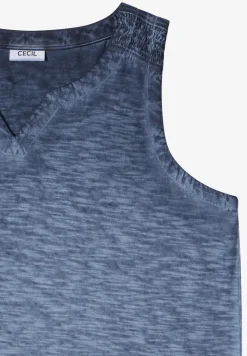 Top aus Jersey im Garment Dye Look