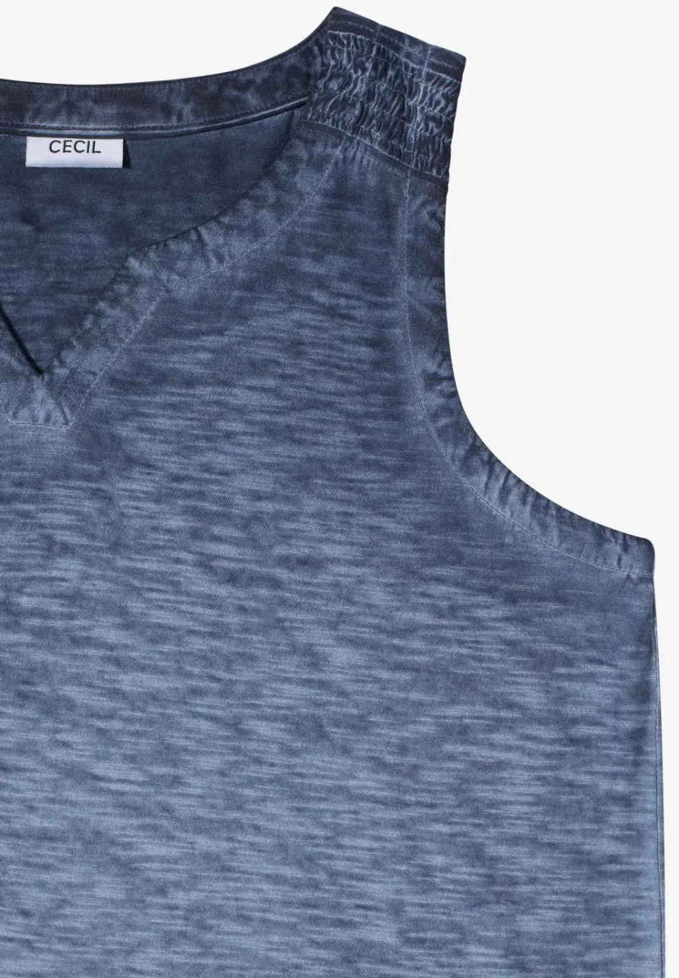 Top aus Jersey im Garment Dye Look