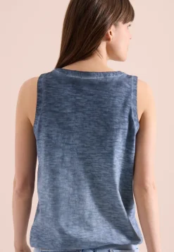 Top aus Jersey im Garment Dye Look