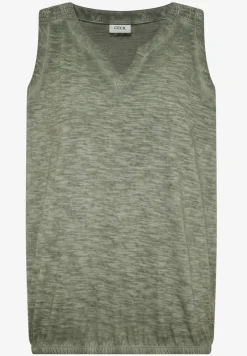 Top aus Jersey im Garment Dye Look