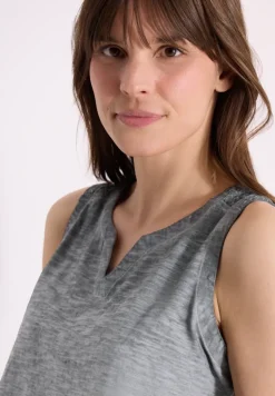 Top aus Jersey im Garment Dye Look