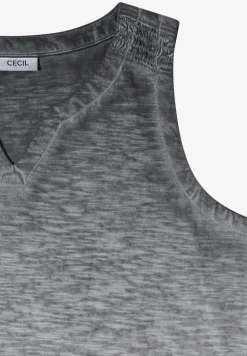 Top aus Jersey im Garment Dye Look