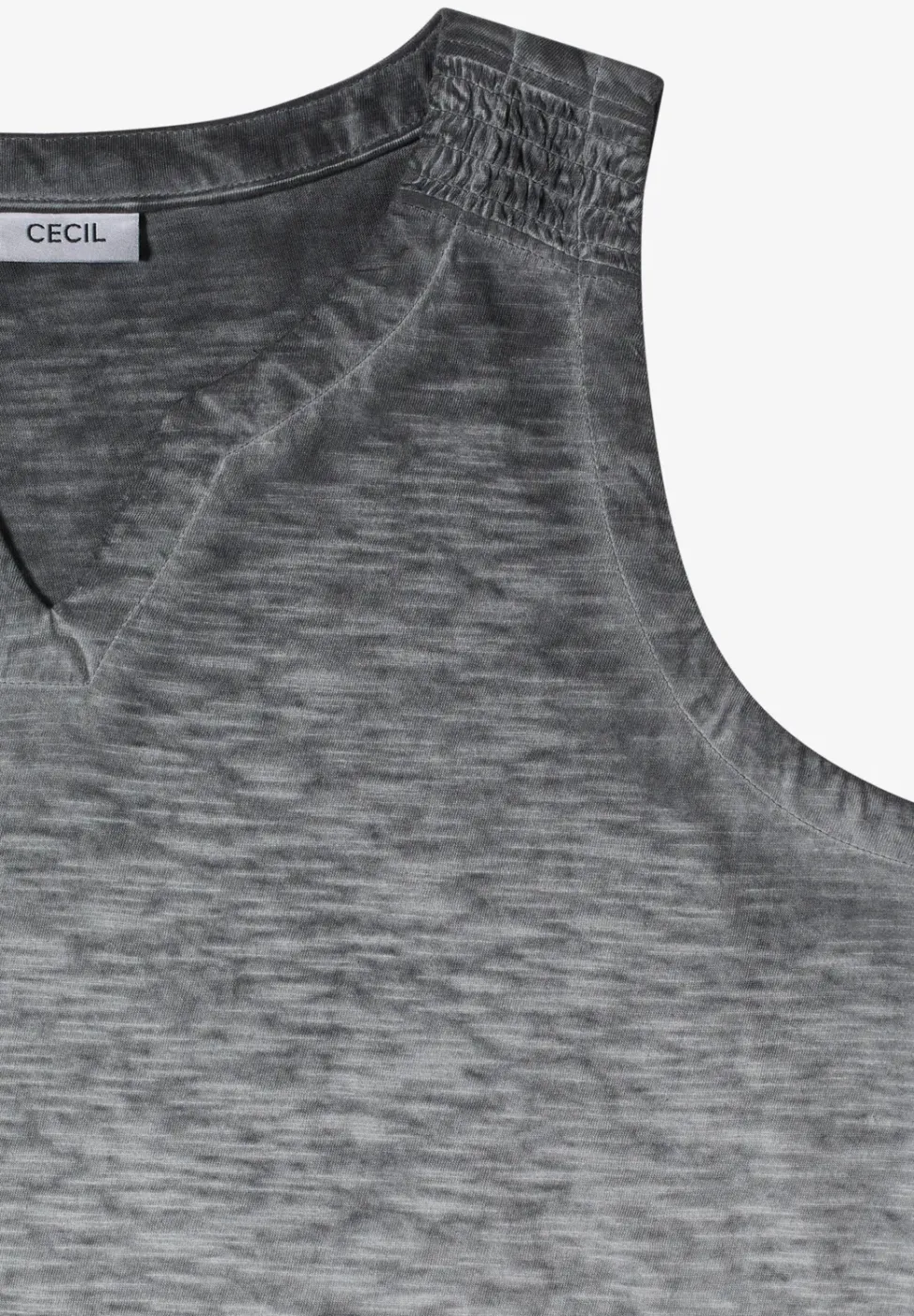 Top aus Jersey im Garment Dye Look