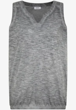 Top aus Jersey im Garment Dye Look