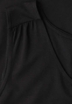 Top aus Jersey mit Elastiksaum