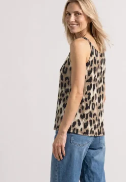 Top mit V-Neck und Deko-Detail