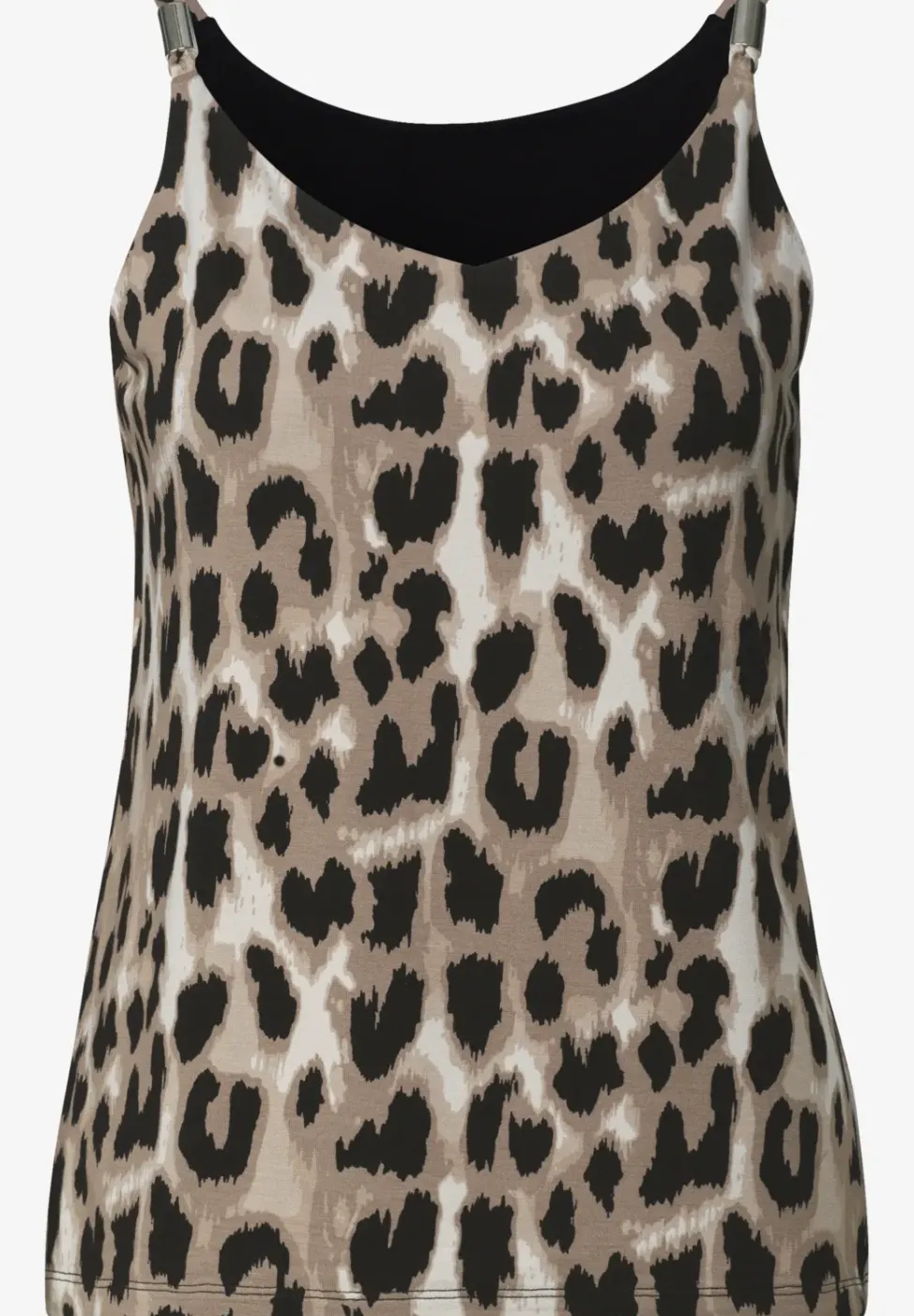 Top mit V-Neck und Deko-Detail