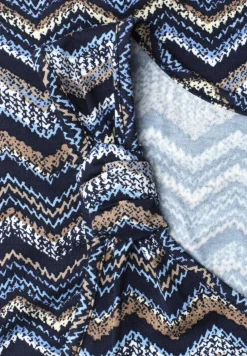 Top mit V-Neck und Knotendetail