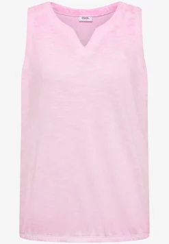 Top aus Jersey im Garment Dye Look