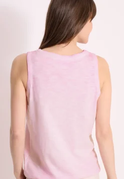 Top aus Jersey im Garment Dye Look