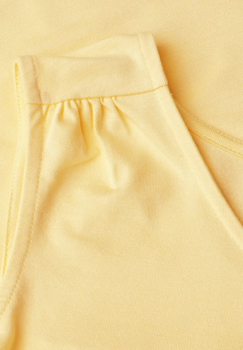 Top aus Jersey mit Elastiksaum