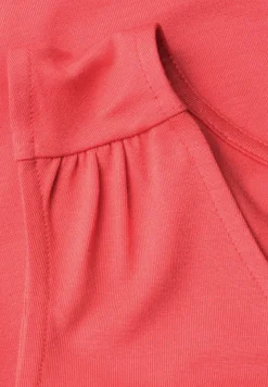 Top aus Jersey mit Elastiksaum