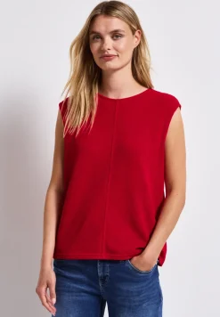 Top im Strick-Look
