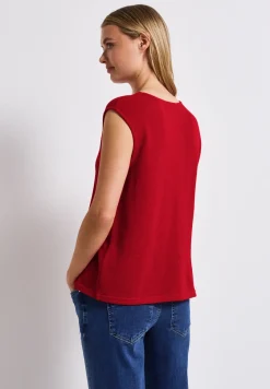 Top im Strick-Look