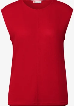 Top im Strick-Look