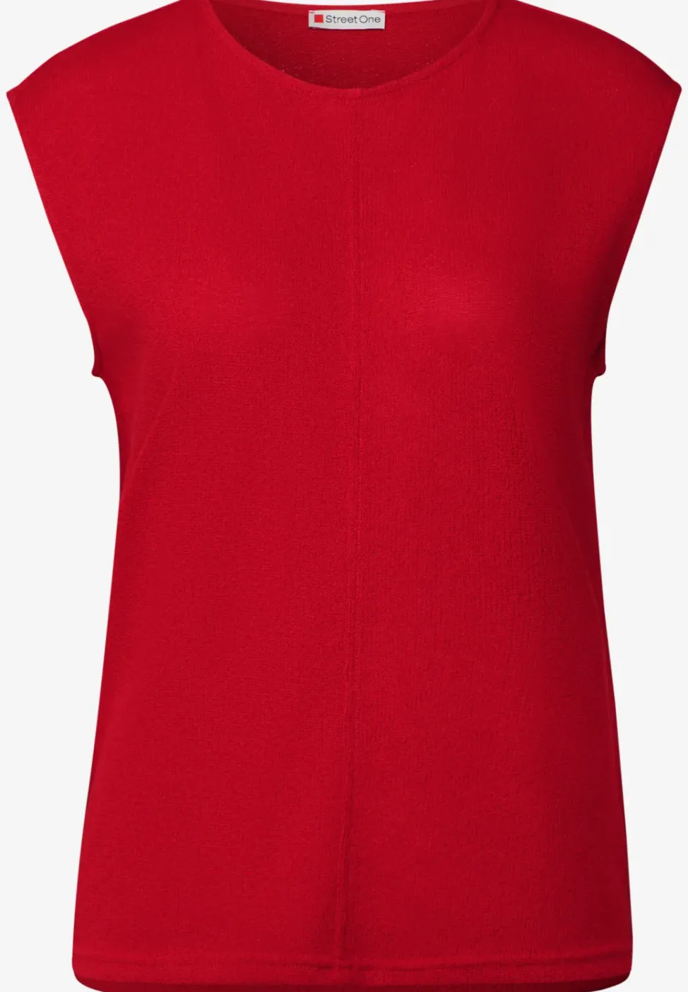 Top im Strick-Look