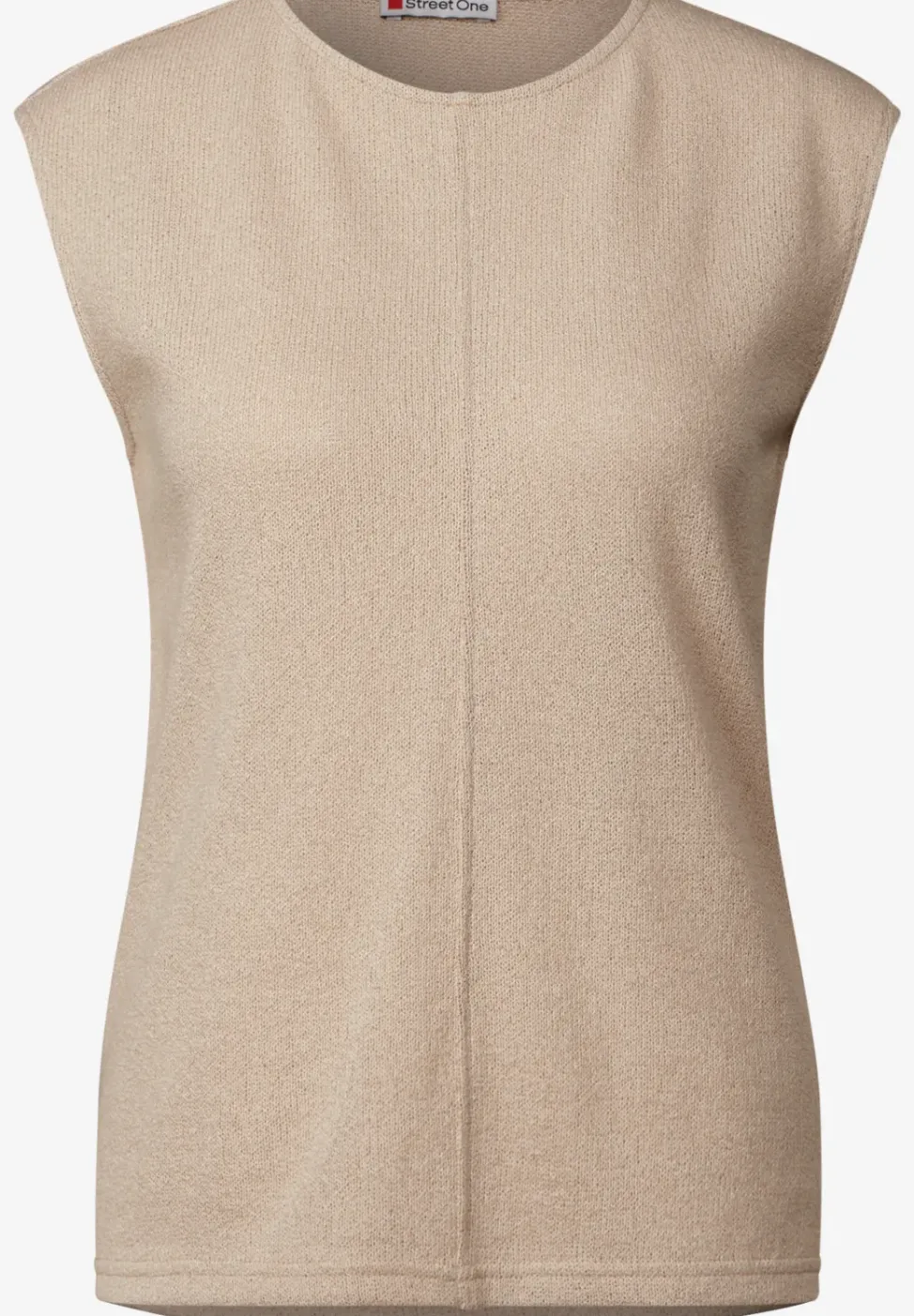 Top im Strick-Look