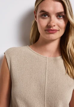 Top im Strick-Look