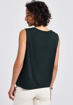 Top mit Chiffondetails
