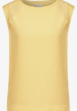 Top mit Mesh-Details