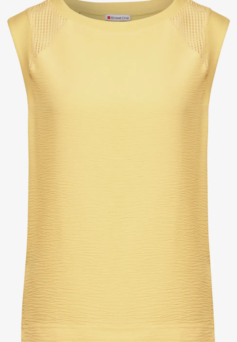 Top mit Mesh-Details