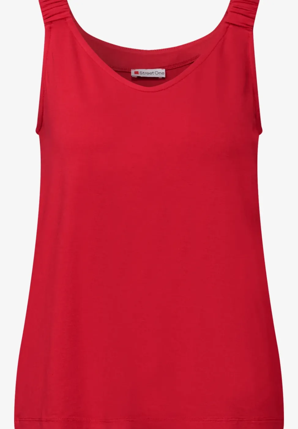 Top mit Raffung