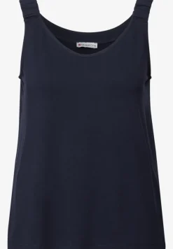 Top mit Raffung