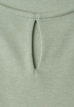 Top mit Rundhals und Cut-Out-Detail