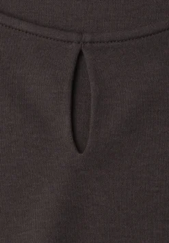 Top mit Rundhals und Cut-Out-Detail
