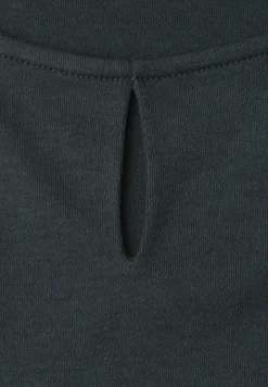 Top mit Rundhals und Cut-Out-Detail