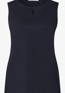 Top mit Rundhals und Cut-Out-Detail
