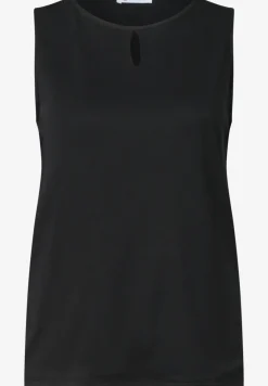 Top mit Rundhals und Cut-Out-Detail