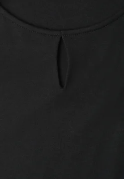 Top mit Rundhals und Cut-Out-Detail