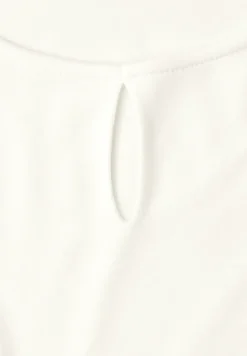 Top mit Rundhals und Cut-Out-Detail