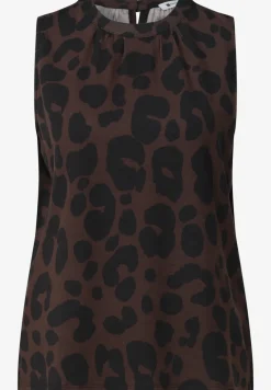 Top mit Rundhals und Print