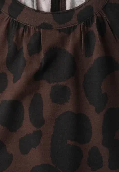 Top mit Rundhals und Print